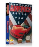 NES Race America Retail Game Cover To Fit A UGC Style Replacement Game Case