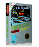 NES Rad Racer Retail Game Cover To Fit A UGC Style Replacement Game Case