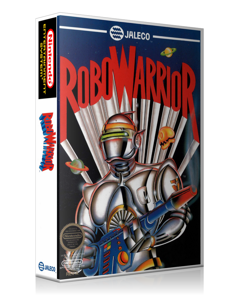 NES Robo Warrior Retail Game Cover To Fit A UGC Style Replacement Game Case