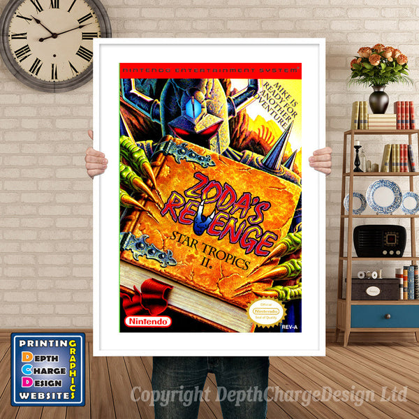 Nes_537_Startropics2zodasrevengeretailnesspine Super Nintendo Game Inspired