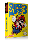 NES Super Mario Bros 3 Retail Game Cover To Fit A UGC Style Replacement Game Case