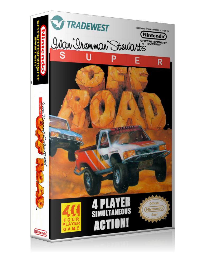 NES Super Off Road Retail Game Cover To Fit A UGC Style Replacement Game Case – Nintendo NES Case product image 1