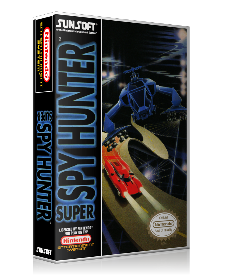 NES Super Spy Hunter Retail Game Cover To Fit A UGC Style Replacement Game Case – Nintendo NES Case product image 1