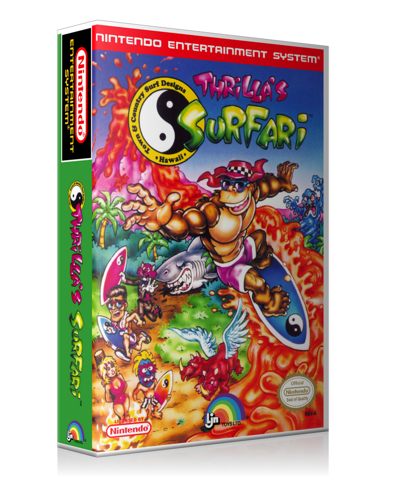 NES T And C 2 Thrilla's Sufari Retail Game Cover To Fit A UGC Style Replacement Game Case – Nintendo NES Case product image 1
