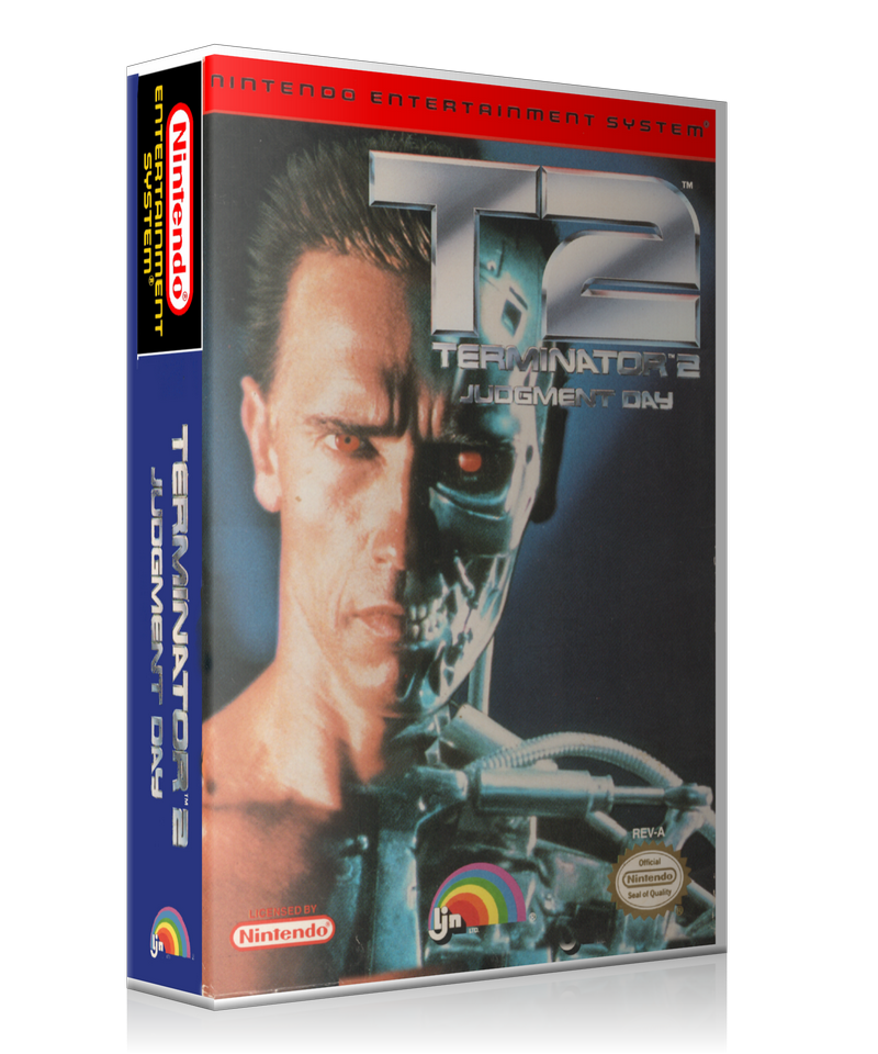 NES Terminator 2 Judgement Day Retail Game Cover To Fit A UGC Style Replacement Game Case – Nintendo NES Case product image 1