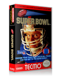 NES Tecmo Super Bowl Retail Game Cover To Fit A UGC Style Replacement Game Case