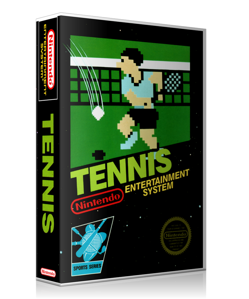 NES Tennis Retail Game Cover To Fit A UGC Style Replacement Game Case – Nintendo NES Case product image 1