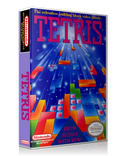 NES Tetris Retail Game Cover To Fit A UGC Style Replacement Game Case