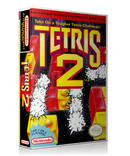 NES Tetris 2 Retail Game Cover To Fit A UGC Style Replacement Game Case