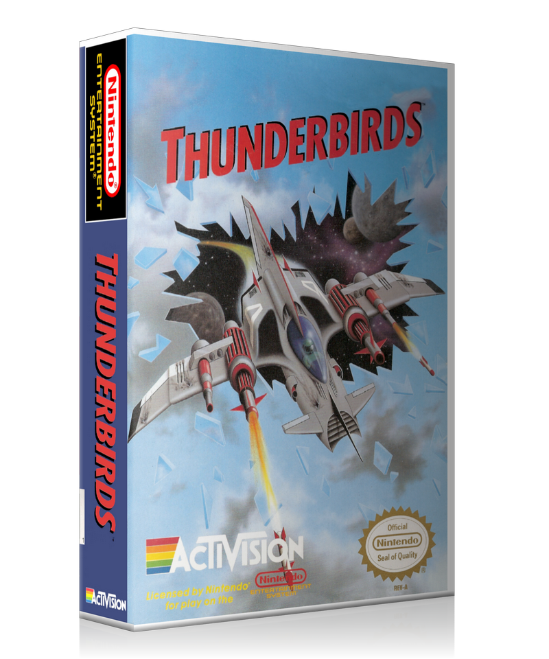 NES Thunderbirds Retail Game Cover To Fit A UGC Style Replacement Game Case – Nintendo NES Case product image 1