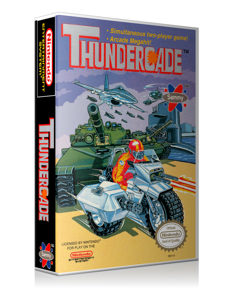 NES Thundercade Retail Game Cover To Fit A UGC Style Replacement Game Case – Nintendo NES Case product image 1