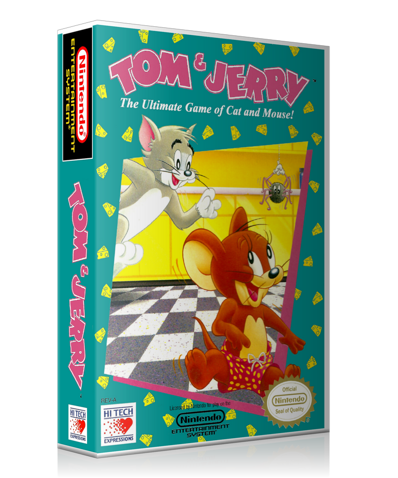 NES Tom And Jerry Retail Game Cover To Fit A UGC Style Replacement Game Case – Nintendo NES Case product image 1