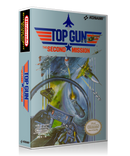 NES Topgun 2 Retail Game Cover To Fit A UGC Style Replacement Game Case