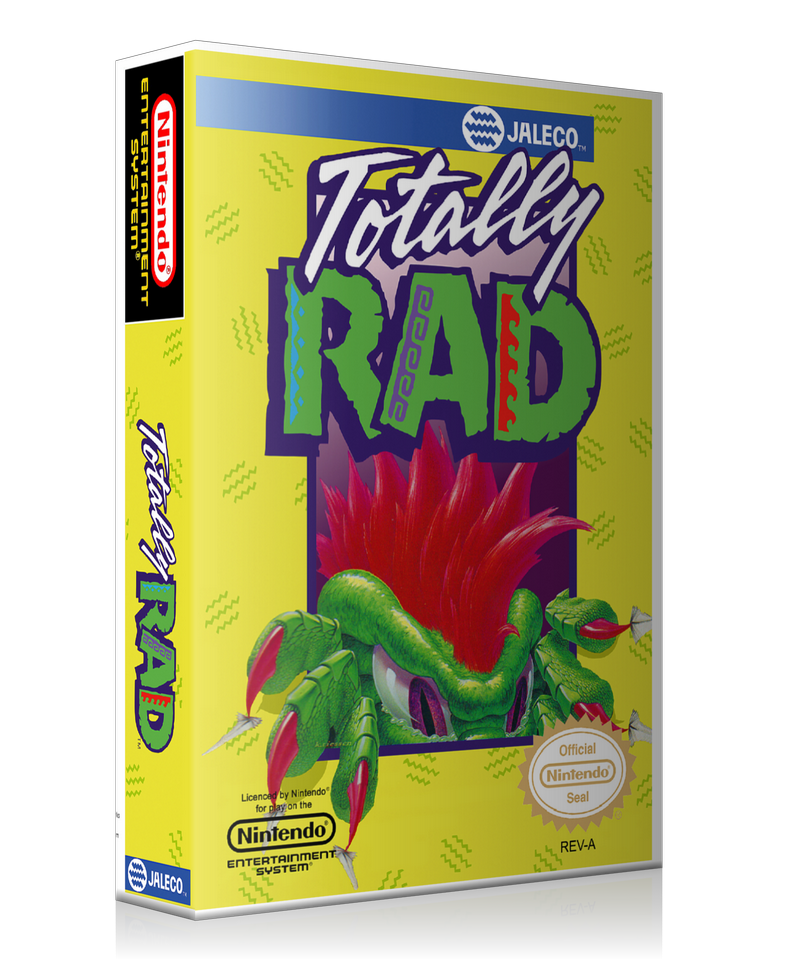 NES Totally Rad Retail Game Cover To Fit A UGC Style Replacement Game Case – Nintendo NES Case product image 1