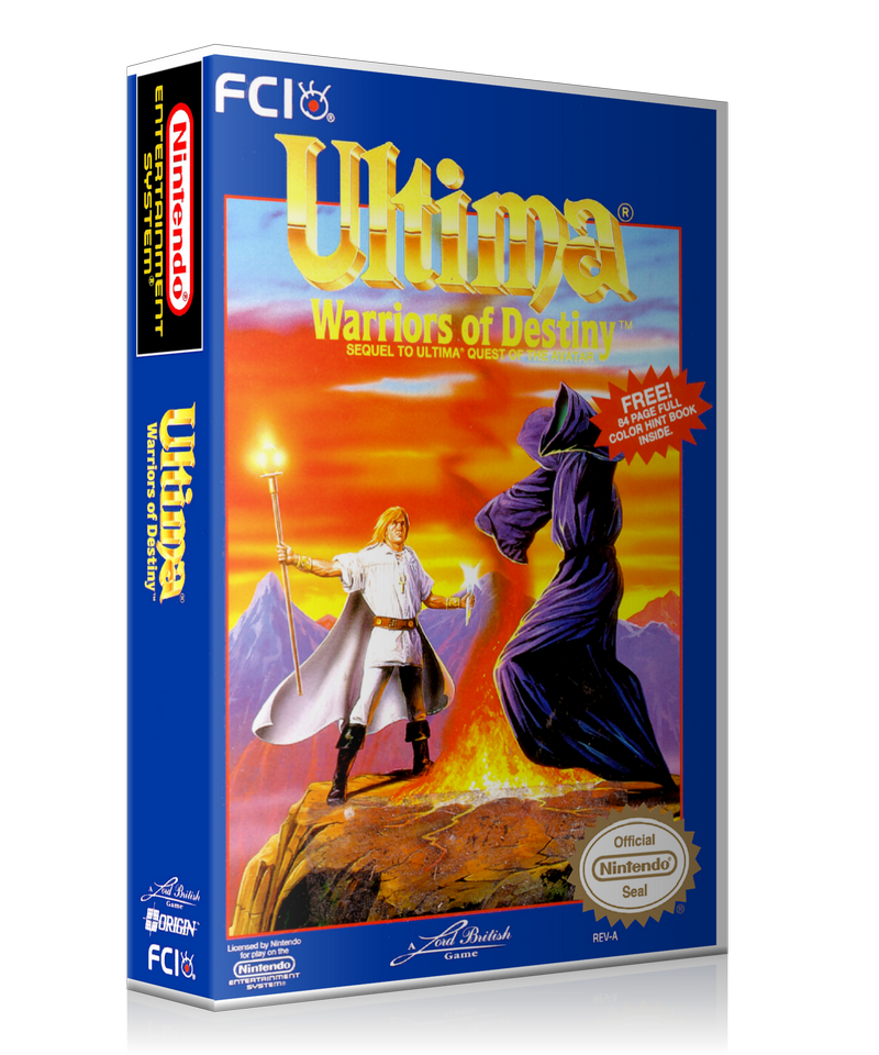 NES Ultima 5 Retail Game Cover To Fit A UGC Style Replacement Game Case – Nintendo NES Case product image 1