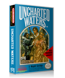NES Uncharted Waters Retail Game Cover To Fit A UGC Style Replacement Game Case