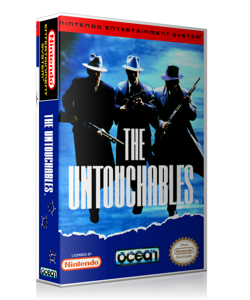 NES Untouchables Retail Game Cover To Fit A UGC Style Replacement Game Case – Nintendo NES Case product image 1