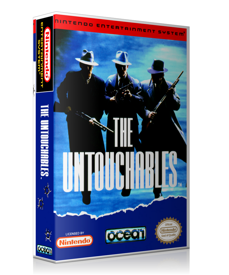 NES Untouchables Retail Game Cover To Fit A UGC Style Replacement Game Case