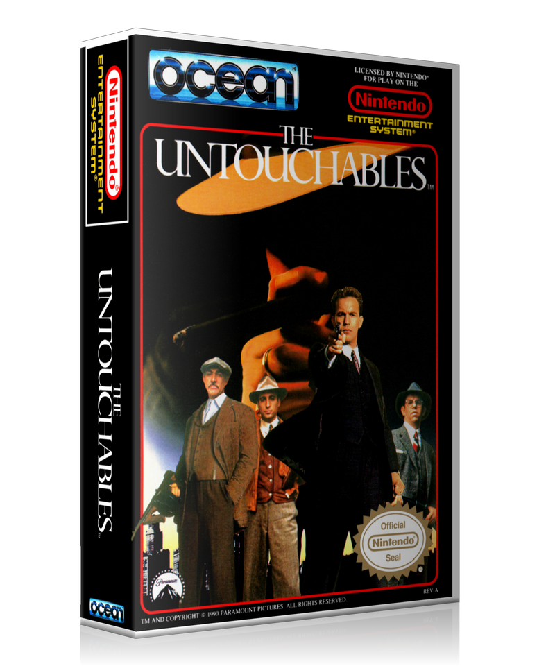 NES Untouchables Movie Retail Game Cover To Fit A UGC Style Replacement Game Case – Nintendo NES Case product image 1
