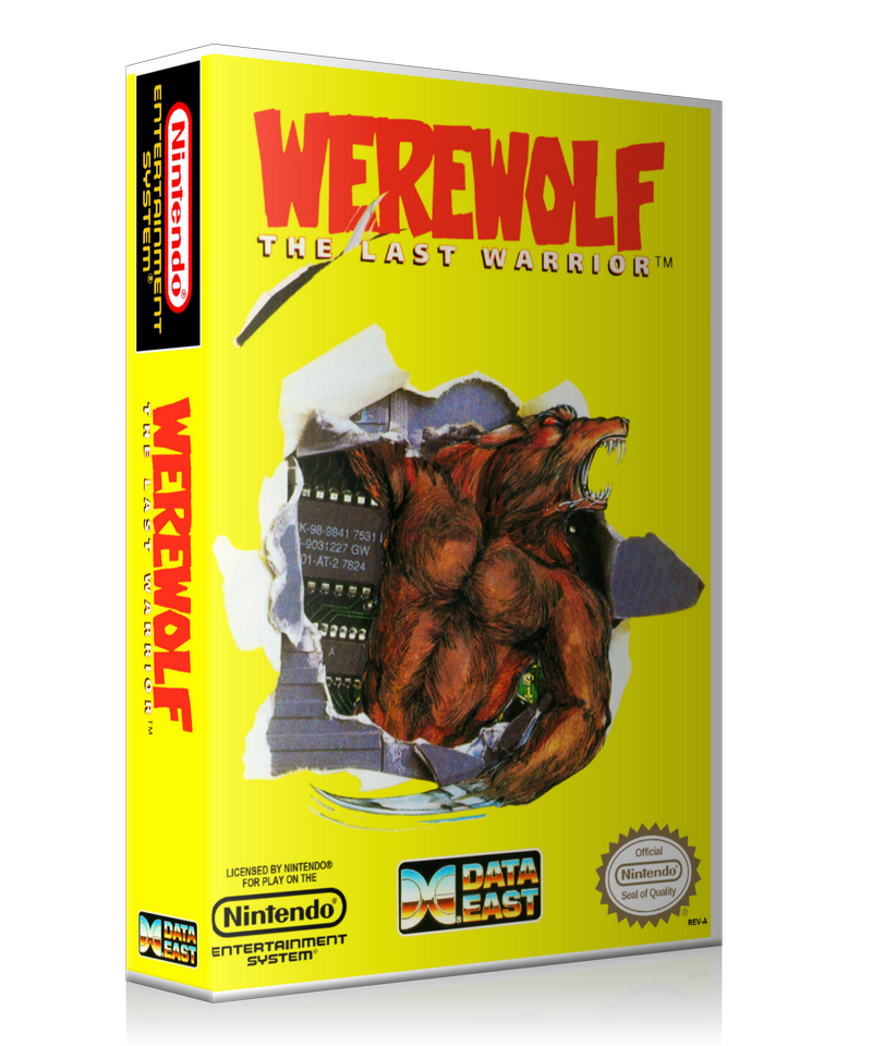 NES Werewolf Retail Game Cover To Fit A UGC Style Replacement Game Case – Nintendo NES Case product image 1