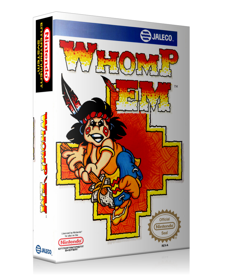 NES Whomp EM Retail Game Cover To Fit A UGC Style Replacement Game Case – Nintendo NES Case product image 1