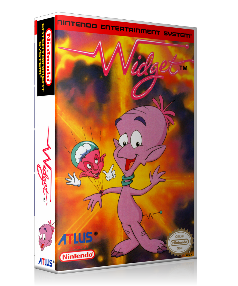 NES Widget Retail Game Cover To Fit A UGC Style Replacement Game Case – Nintendo NES Case product image 1