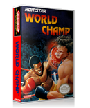 NES World Champ Retail Game Cover To Fit A UGC Style Replacement Game Case