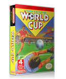 NES World Cup Retail Game Cover To Fit A UGC Style Replacement Game Case