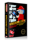 NES Wrecking Crew Retail Game Cover To Fit A UGC Style Replacement Game Case