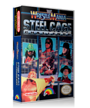 NES WWF Wrestle Mania Steel Cage Challenge Retail Game Cover To Fit A UGC Style Replacement Game Case