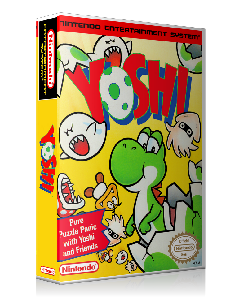 NES Yoshi Retail Game Cover To Fit A UGC Style Replacement Game Case – Nintendo NES Case product image 1