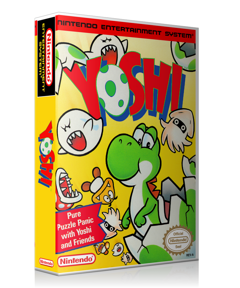 NES Yoshi Retail Game Cover To Fit A UGC Style Replacement Game Case