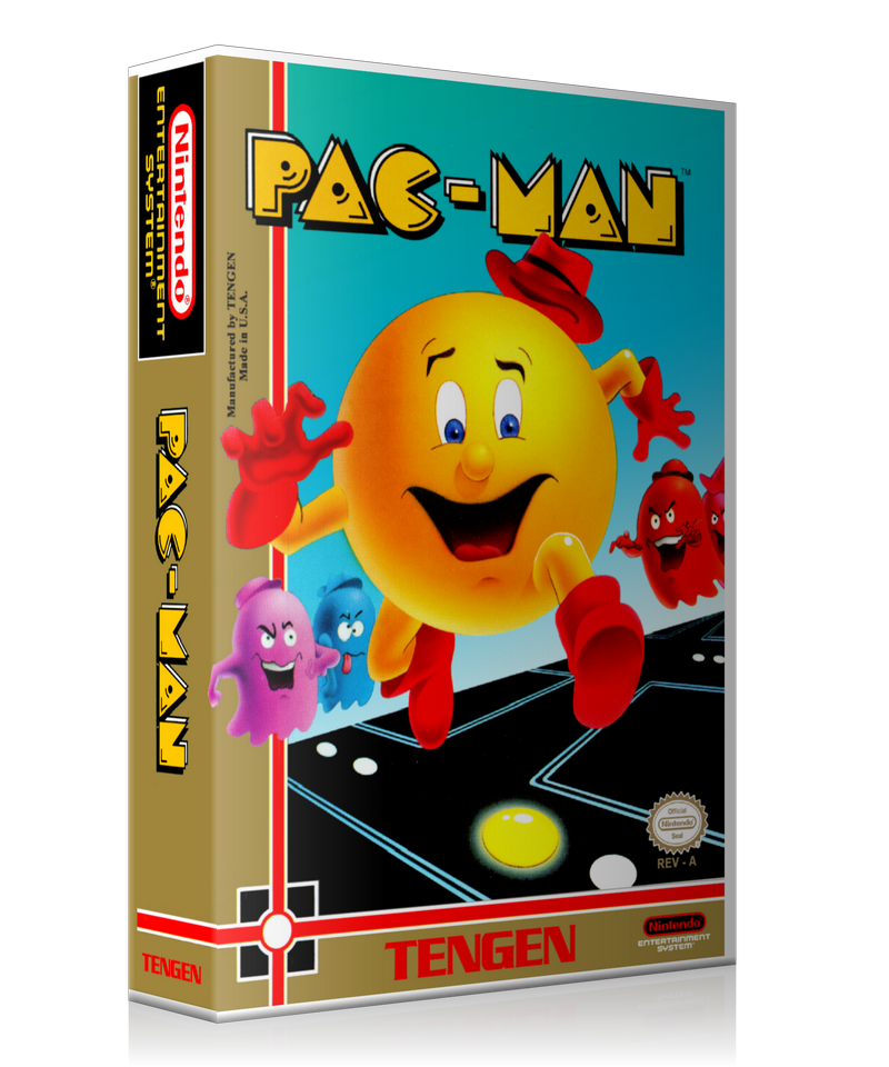 NES Pac Man Retail Game Cover To Fit A UGC Style Replacement Game Case – Nintendo NES Case product image 1