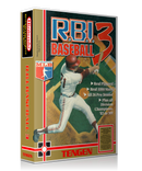 NES RBI Baseball 3 Retail Game Cover To Fit A UGC Style Replacement Game Case