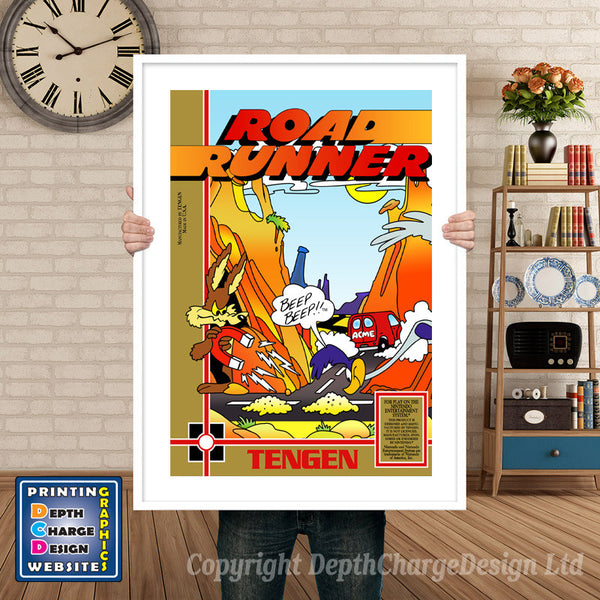 Nes_TENGEN13_Roadrunnerretailnesspine Super Nintendo Game Inspired Theme Retro