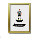Newcastle Football Club gift - The Magpies - Tiny Men Big Balls Poster