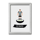 Newcastle Football Club gift - The Magpies - Tiny Men Big Balls Poster