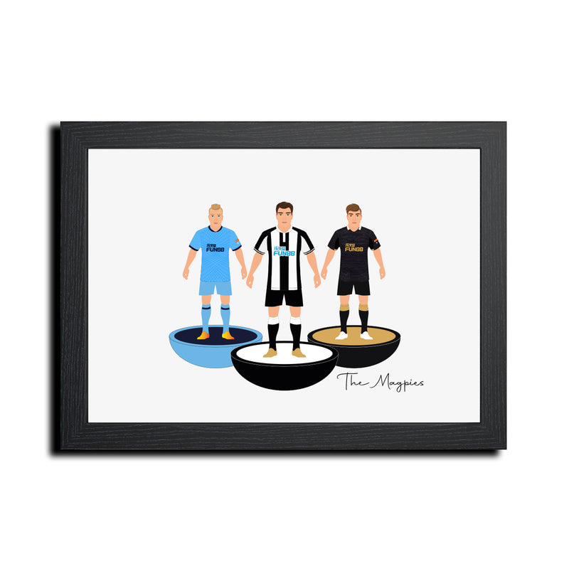 Newcastle Football Club gift - Tiny Men Big Balls Poster