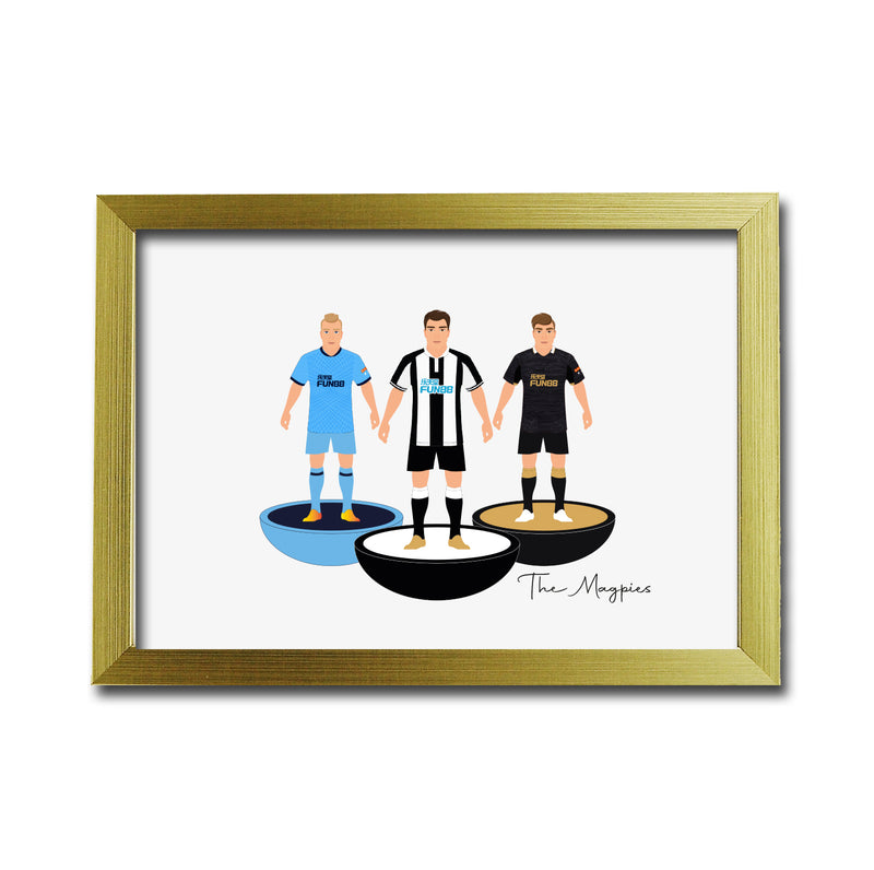 Newcastle Football Club gift - Tiny Men Big Balls Poster
