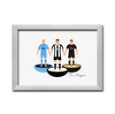 Newcastle Football Club gift - Tiny Men Big Balls Poster