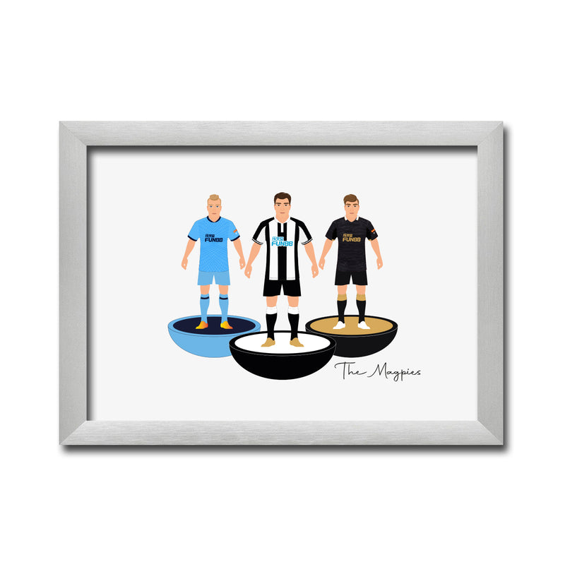 Newcastle Football Club gift - Tiny Men Big Balls Poster