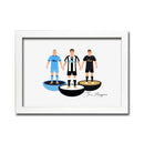 Newcastle Football Club gift - Tiny Men Big Balls Poster