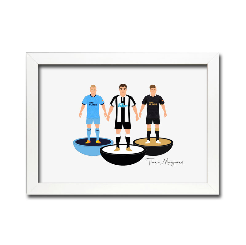 Newcastle Football Club gift - Tiny Men Big Balls Poster