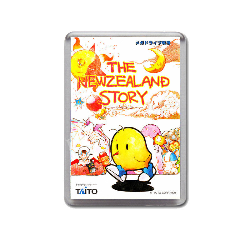 Newzealand Story Jp Game Style Inspired Sega Megadrive Retro Video Gaming Magnet