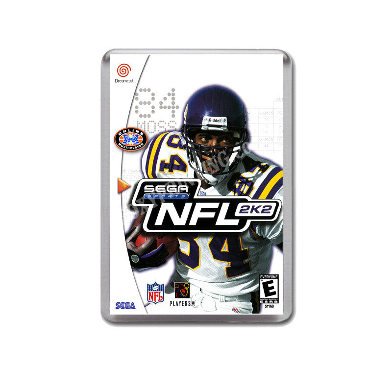 Nfl 2k2 5 Sega Dreamcast Style Inspired Retro Game Magnet
