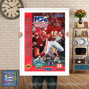 Nfl Football 94 - Sega Megadrive Inspired Retro Gaming Poster A4 A3 A2 Or A1