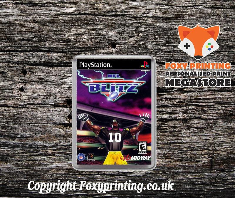 Nfl Blitz - PS1 Playstation 1 Game Inspired Retro Gaming Magnet