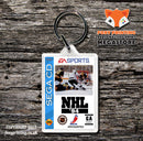 Nhl94 Game Inspired Retro Gaming Keyring