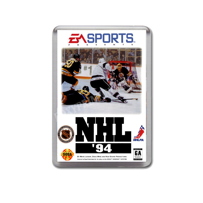 Nhl 94 Game Style Inspired Sega Megadrive Retro Video Gaming Magnet