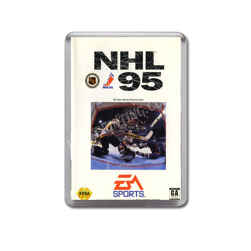 Nhl 95 Game Style Inspired Sega Megadrive Retro Video Gaming Magnet